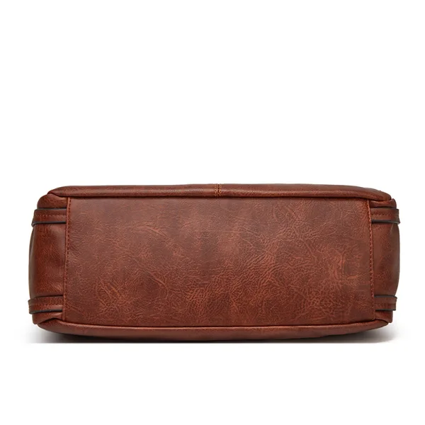 Enkel Brun Skulderveske Crossbody Vesker Messenger Veske 2021 PU Damer Vesker
