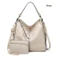 2-piece Brown Square Purse Shoulder Bags Crossbody Bags 2021 PU Casual Women's Bags