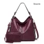 2-piece Brown Square Purse Shoulder Bags Crossbody Bags 2021 PU Casual Women's Bags