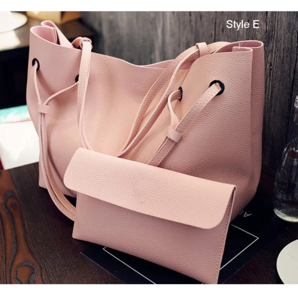 2-piece Affordable Brown Wallet Shoulder Bags 2021 PU Casual Women's Bags