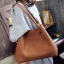 2-piece Affordable Brown Wallet Shoulder Bags 2021 PU Casual Women's Bags