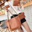 4-piece Brown Square Wallet Purse Shoulder Bags Messenger Bag 2021 PU Women's Bags