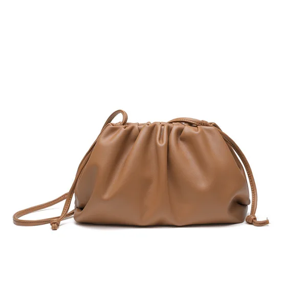 Modest / Simple Brown Clutch Bag Shoulder Bags 2021 PU Women's Bags