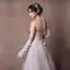 Elegant Lavendel Ballkjoler 2019 Prinsesse Kjæreste Uten Ermer Appliques Blonder Lange Buste Ryggløse Formelle Kjoler