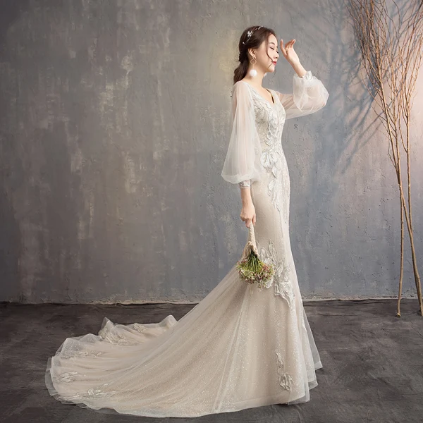 corset wedding dress mermaid Off Shoulder Rhinestones Sweetheart Neck Mermaid Wedding Dress