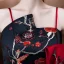 Modest / Simple Burgundy Evening Dresses  2019 A-Line / Princess Spaghetti Straps Sleeveless Embroidered Floor-Length / Long Ruffle Backless Formal Dresses