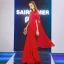 Moderne / Mode Ivoire Transparentes Robe De Soirée 2019 Trompette / Sirène Encolure Dégagée Manches Longues Longue Volants Dos Nu Robe De Ceremonie