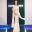 Modern / Fashion Evening Dresses  2019 Trumpet / Mermaid Scoop Neck Long Sleeve Floor-Length / Long Ruffle Backless Formal Dresses