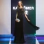 Modern / Fashion Evening Dresses  2019 Trumpet / Mermaid Scoop Neck Long Sleeve Floor-Length / Long Ruffle Backless Formal Dresses