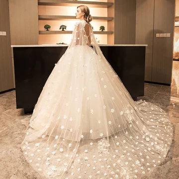Vintage Glitter Trouwjurken 2017 Witte Kant Appliques Parel Pailletten Hoge Kraag Mouwloos Ruglooze Cathedral Train Baljurk