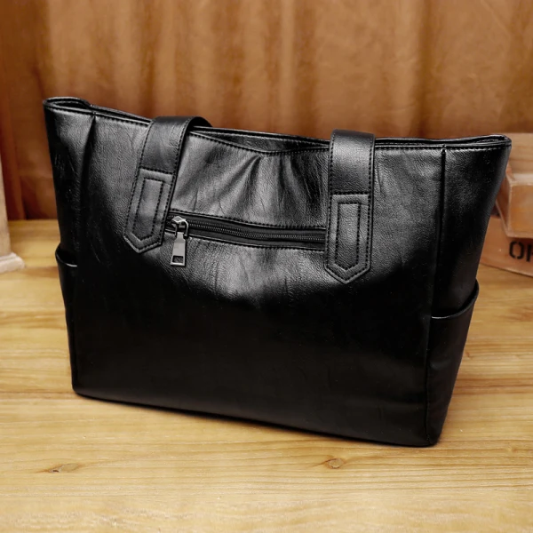Moda Czarne Naszywka Torby naramienne 2021 PU Torby Damskie