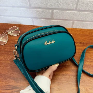 Proste Simple Tusz Niebieski Kwadratowe Torba Kurierska Torby Crossbody 2021 Pu Przypadkowy Torby Damskie
