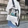 Transparent Sage Green Backpacks 2021 PVC Casual Women's Bags