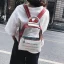 Transparent Sage Green Backpacks 2021 PVC Casual Women's Bags