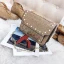 Sparkly Multi-Colors Square Messenger Bag 2021 PU Rhinestone Women's Bags