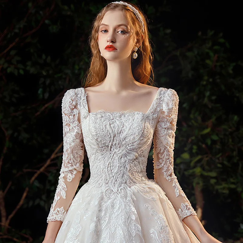 chinese dress ladies Amazon.com: MYRISAM Vintage Girls 3/4 Long Sleeve Dress Tulle Lace Birthday  Wedding Bridesmaid Evening Ball Gown Floor Length Dresses White 3-4T:  Clothing, Shoes & Jewelry main image 0