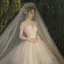 Glitzernden Champagner Durchsichtige Hochzeits Brautkleider / Hochzeitskleider 2021 Ballkleid Rundhalsausschnitt Kurze Ärmel Rückenfreies Perlenstickerei Pailletten Glanz Tülle Kathedrale Schleppe Rüschen