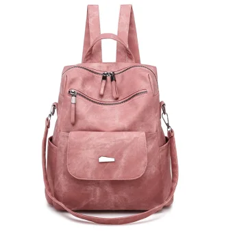 Chic Beautiful Blushing Pink Backpacks 2021 Canvas Women S Bags