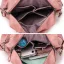 Chic / Belle Rougissant Rose Sacs à dos 2021 Toile Sacs Pour Femmes