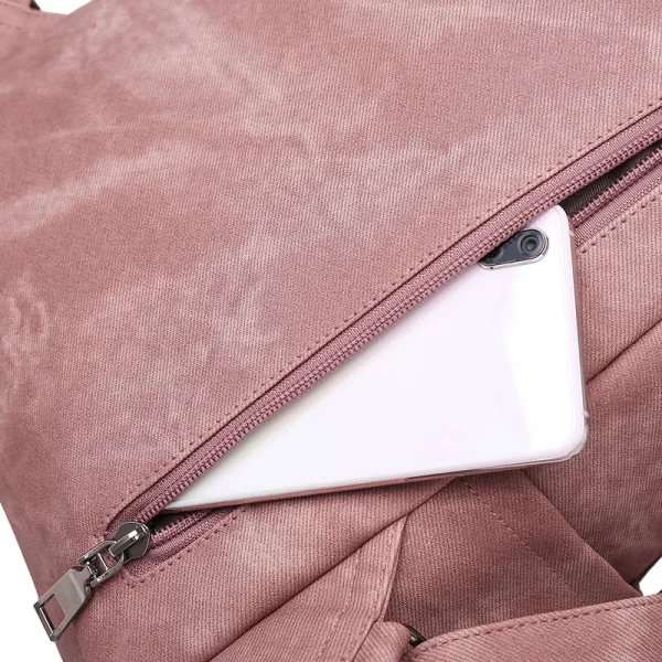 Chic / Belle Rougissant Rose Sacs à dos 2021 Toile Sacs Pour Femmes