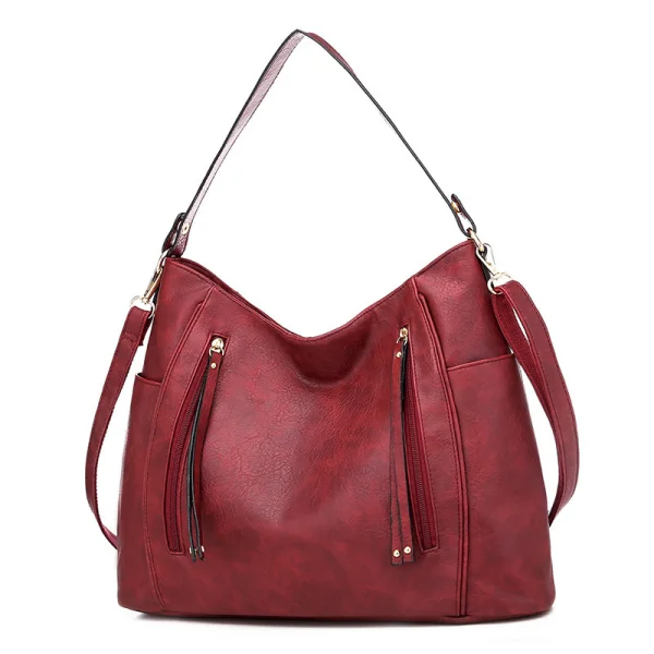 Vintage / Retro Khaki Shoulder Bags Messenger Bag 2021 PU Casual Women's Bags