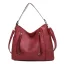 Vintage / Retro Khaki Shoulder Bags Messenger Bag 2021 PU Casual Women's Bags