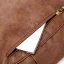 Vintage / Retro Khaki Shoulder Bags Messenger Bag 2021 PU Casual Women's Bags