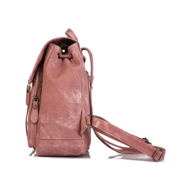 Snygga / Fina Pärla Rosa Canvas Ryggsäckar 2021 Casual Damväskor