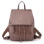 Vintage Bruin Rugzakken 2021 PU Toevallig Dames Tassen