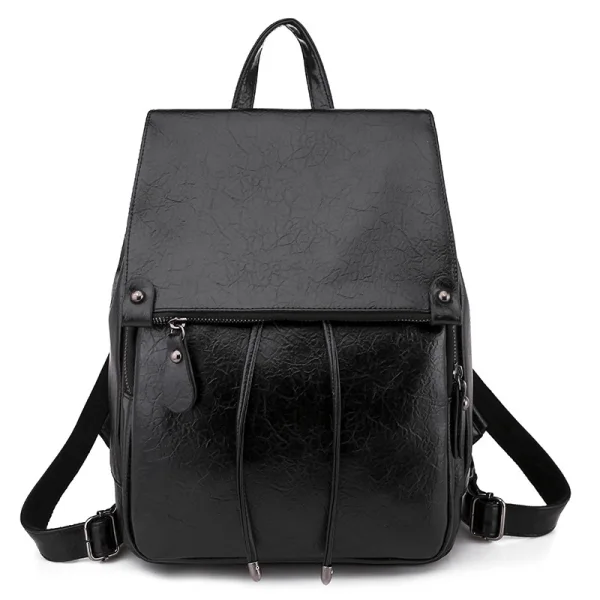 Vintage Bruin Rugzakken 2021 PU Toevallig Dames Tassen