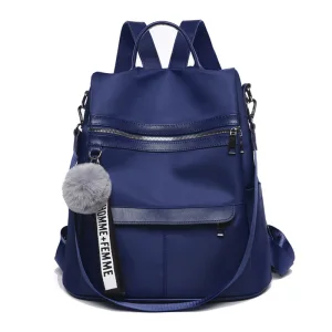 Mode Bleu Roi Toile Sacs À Dos 2021 Désinvolte Sacs Pour Femmes