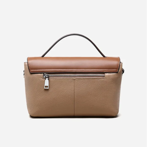 Modest / Simple Brown Square Messenger Bag Crossbody Bags Handbag 2021 PU Women's Bags