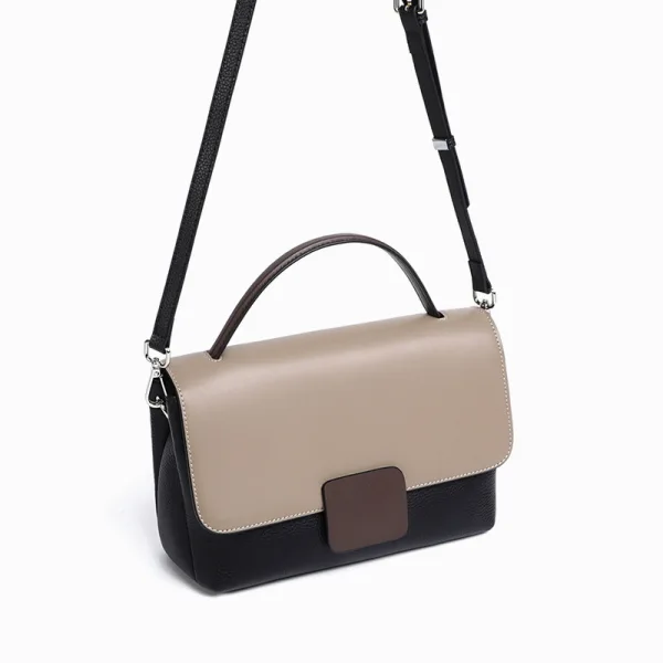 Modest / Simple Brown Square Messenger Bag Crossbody Bags Handbag 2021 PU Women's Bags