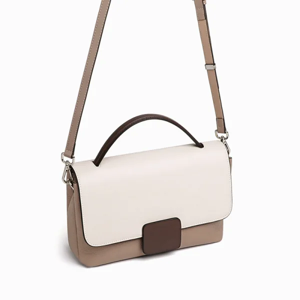 Modest / Simple Brown Square Messenger Bag Crossbody Bags Handbag 2021 PU Women's Bags