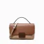 Modest / Simple Brown Square Messenger Bag Crossbody Bags Handbag 2021 PU Women's Bags