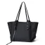 Modest / Simple Black Waterproof Canvas Shopping Bag Shoulder Bags 2021 Square Casual Women's Bags