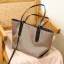 Modest / Simple Black Waterproof Canvas Shopping Bag Shoulder Bags 2021 Square Casual Women's Bags