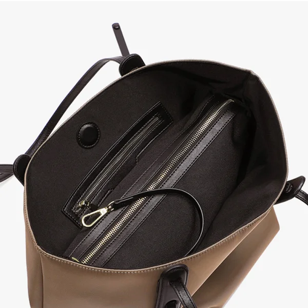 Modest / Simple Black Waterproof Canvas Shopping Bag Shoulder Bags 2021 Square Casual Women's Bags