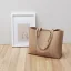 Modest / Simple Brown Square Tote Bag Shopping Bag Shoulder Bags 2021 Leather Women's Bags