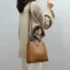 Modest / Simple Brown Square Crossbody Bags Messenger Bag Handbag 2021 Leather Casual Women's Bags