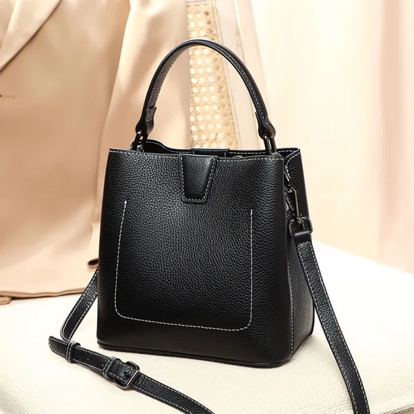 Modest / Simple Brown Square Crossbody Bags Messenger Bag Handbag 2021 Leather Casual Women's Bags