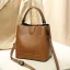 Modest / Simple Brown Square Crossbody Bags Messenger Bag Handbag 2021 Leather Casual Women's Bags