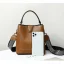 Modest / Simple Brown Square Crossbody Bags Messenger Bag Handbag 2021 Leather Casual Women's Bags
