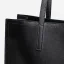 Modest / Simple Black Square Tote Bag Shopping Bag Shoulder Bags 2021 Leather Casual Women's Bags