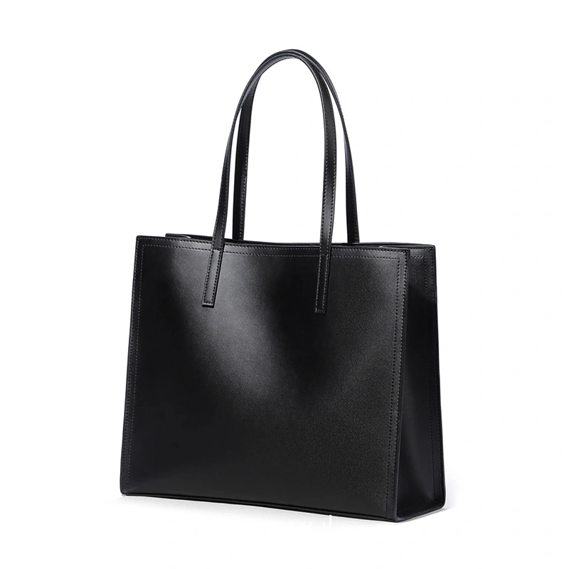 black square tote bag