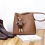 Lovely Brown Square Shoulder Bags 2021 Leather Women's Bags