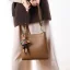 Lovely Brown Square Shoulder Bags 2021 Leather Women's Bags