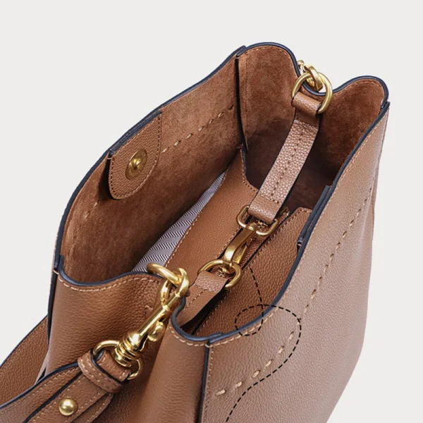 Lovely Brown Square Shoulder Bags 2021 Leather Women's Bags