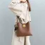 Modest / Simple Brown Square Shoulder Bags 2021 Leather Casual Women's Bags