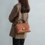 Fashion Brown Square Messenger Bag Crossbody Bags Handbag 2021 Leather Casual Women's Bags